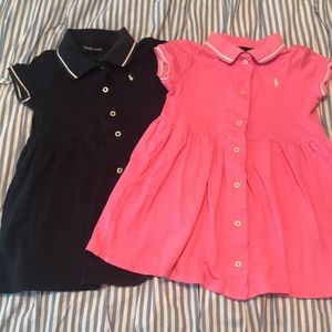 Set of Ralph Lauren polo dresses 2T